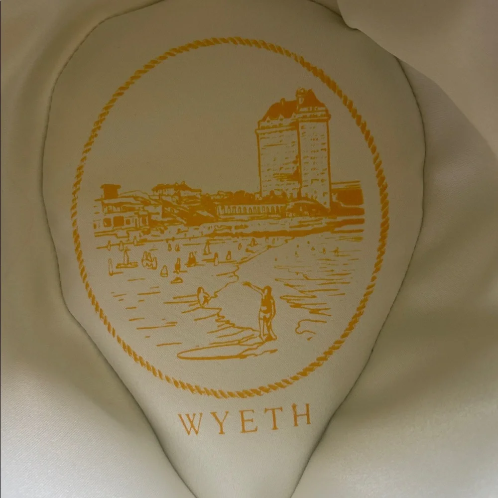 Wyeth Light Blue Wide Brim Hat with Bow - Picture 8 of 11